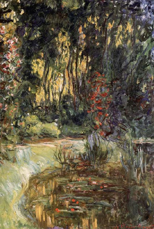 Claude Monet The Water Lily Pond at Giverny oil painting image